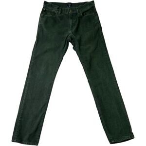 J.Crew Flex Slim Corduroy Pants Mens 29x30 Green Stretch Cotton Casual